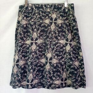 Eddie Bauer▪️Cotton Floral Patterned Skirt